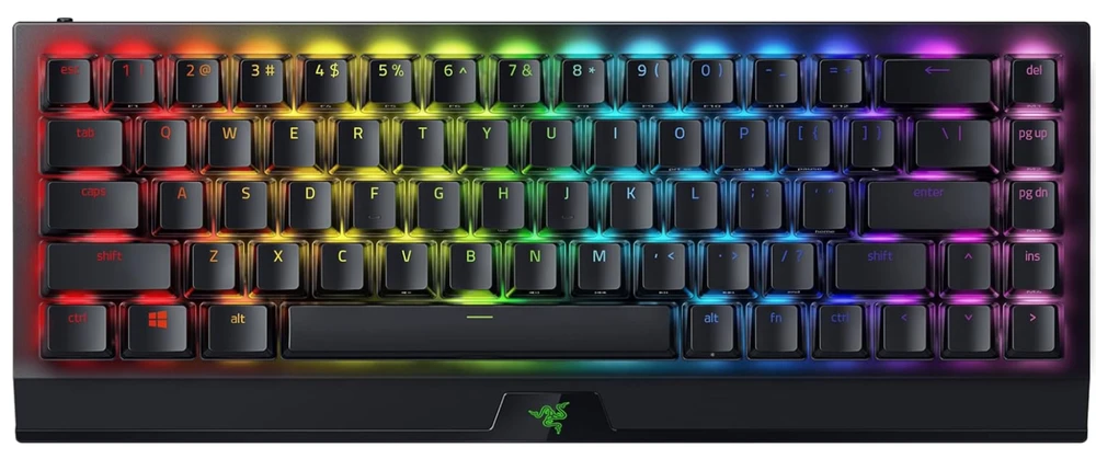 Belaidė 65% Klaviatūra Razer BlackWidow V3 Mini HyperSpeed su Razer Chroma RGB, Green Switch, US išdėstymas