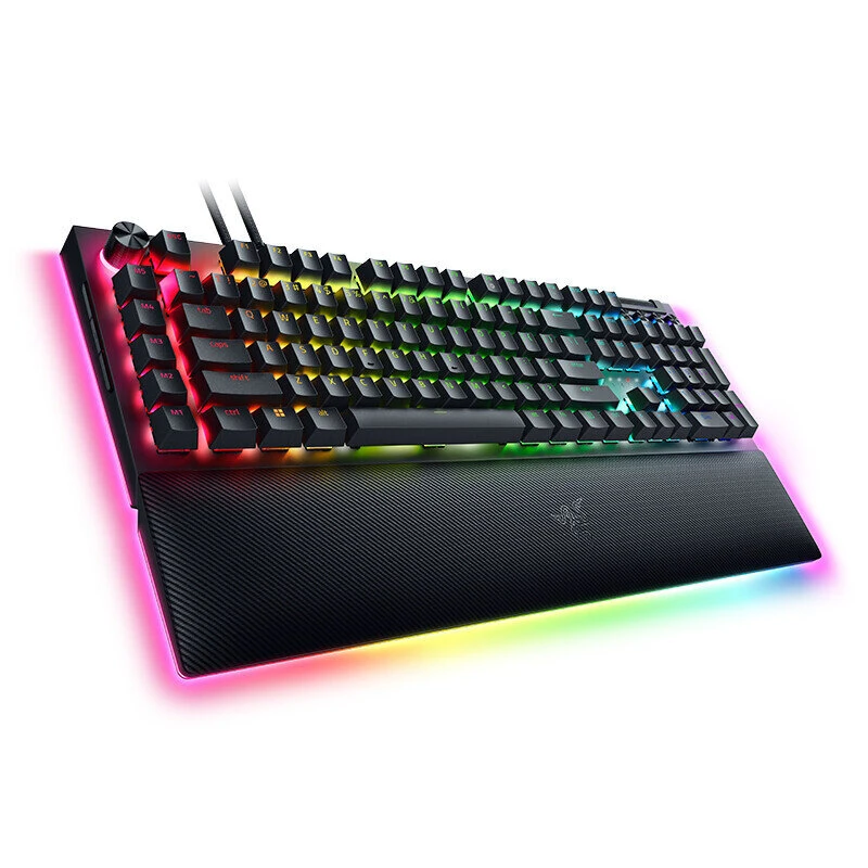 RAZER BlackWidow V4 Pro laidinė mechaninė klaviatūra (Žalias switch, US)