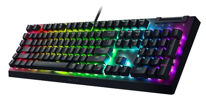 Razer | Mechaninė klaviatūra žaidimams | BlackWidow V4 X | Mechaninė klaviatūra žaidimams | su laidu | US | Žalias Mechaninė Switches (Clicky)