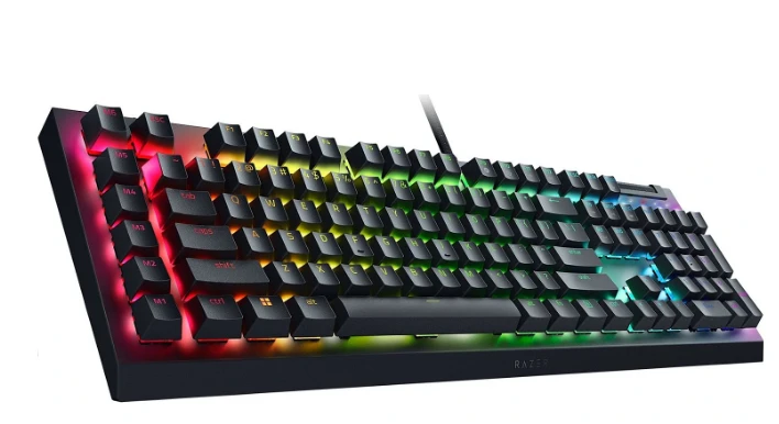 Razer | Mechaninė klaviatūra žaidimams | BlackWidow V4 X | Mechaninė klaviatūra žaidimams | su laidu | US | Žalias Mechaninė Switches (Clicky)