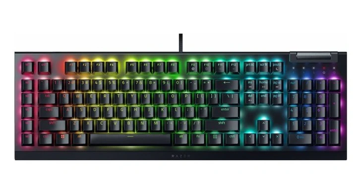 Razer | BlackWidow V4 X | Mechaninė klaviatūra žaidimams | su laidu | Nordic | Žalias Mechaninė Switches