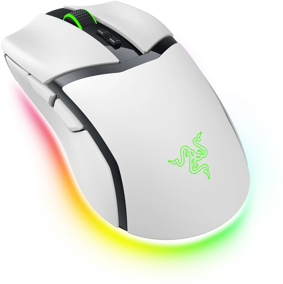 Pelė Myszka žaidimams Razer Cobra Pro belaidė 30000 dpi optinė balta