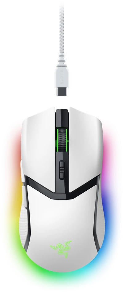 Pelė Myszka žaidimams Razer Cobra Pro belaidė 30000 dpi optinė balta