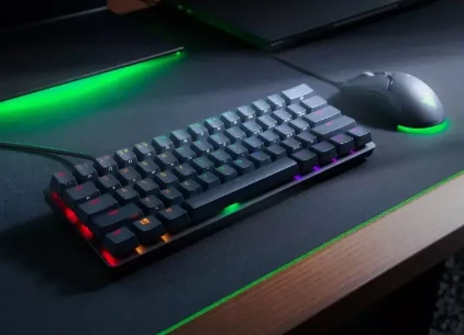 60% Mechaninė Žaidimų klaviatūra Razer Huntsman Mini, Purple Switch, US išdėstymas