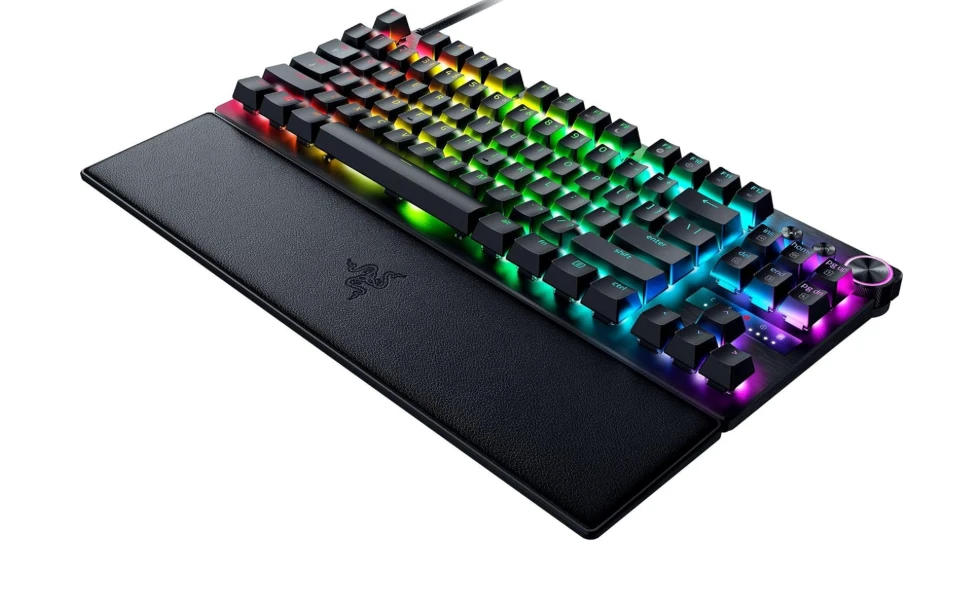 Razer Huntsman V3 Pro Klaviatūra (QWERTY), Tenkeyless, RGB, Juodas EU (RZ03-04980100-R3M1)