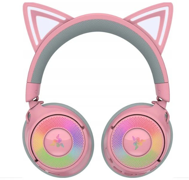 Razer | Ausinės | Kraken Kitty V3 Pro | Bluetooth | Over-Ear | Quartz
