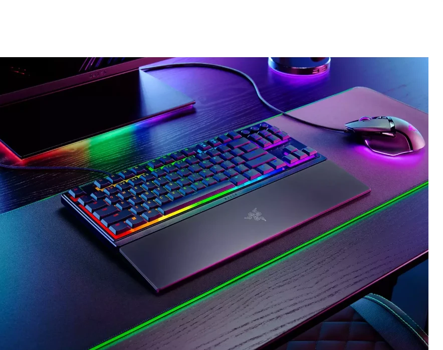 Razer | Ornata V3 Tenkeyless | Mechaninė klaviatūra žaidimams | su laidu | RGB LED pašvietimas | NORD | Juodas
