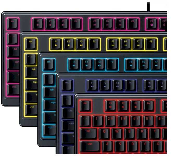 Razer | Ornata V3 X | Klaviatūra žaidimams | su laidu | RGB LED pašvietimas | Cyrillic | Silent Membrane | Juodas