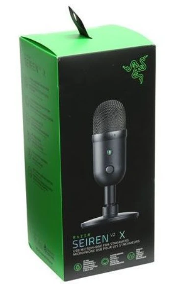 Razer | Srautinio perdavimo mikrofonas | Seiren V2 X | Juodas | Laidinis