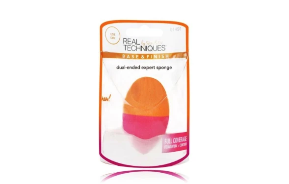 "Real Techniques" dvipusė kempinėlė "Expert Sponge