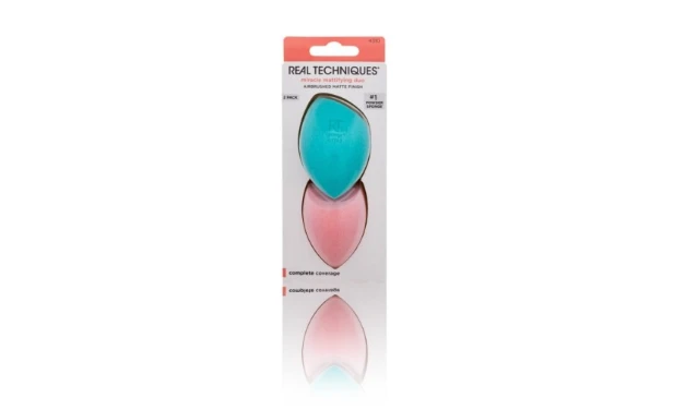 „Real Techniques Miracle Mattifying Sponge Duo“ makiažo kempinėlių rinkinys, 2 vnt.