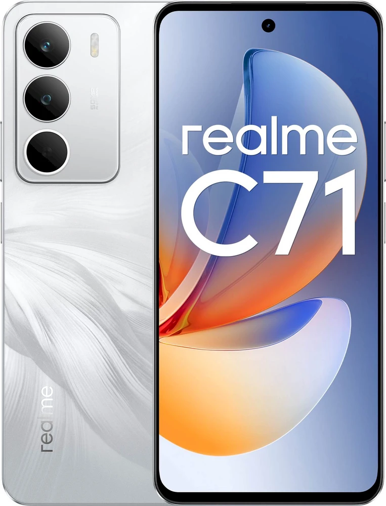 Išmanusis telefonas REALME C71 8/256GB White Swan