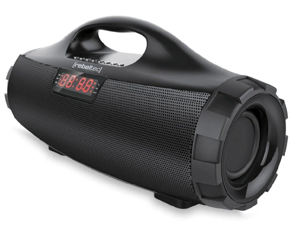 Nešiojamas garsiakalbis Rebeltec SoundBox 390, juoda