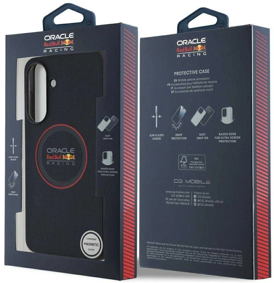 Red Bull Raudona Bull Dėklas Raudona Bull Meshed Raudona Ring skirtas Samsung Galaxy A56 navy mėlynas