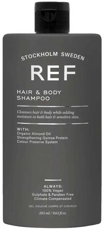 REF Hair & Body Dušo želė & Šampūnas 2-In-1 Vegan, 285 ml