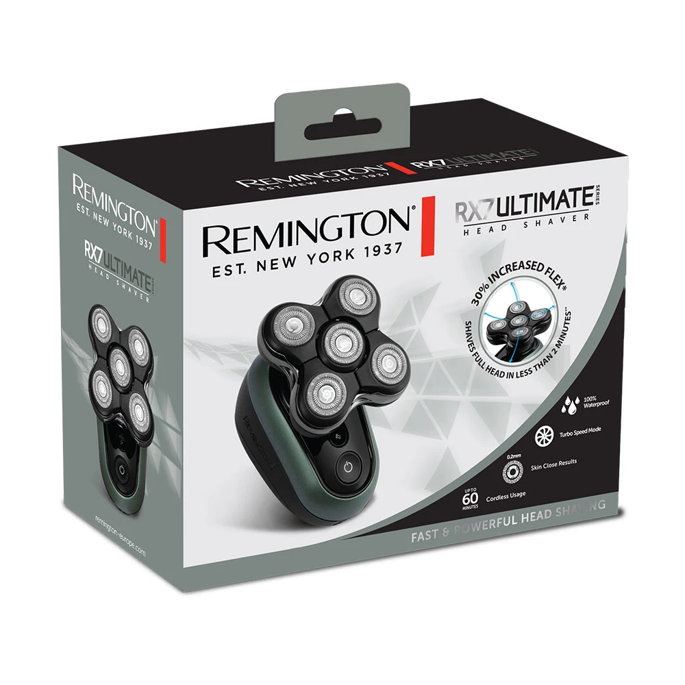 Barzdaskutė Remington | Shaver | XR1600 | Operating time (max) 60 min | Juodas/Sidabrinis