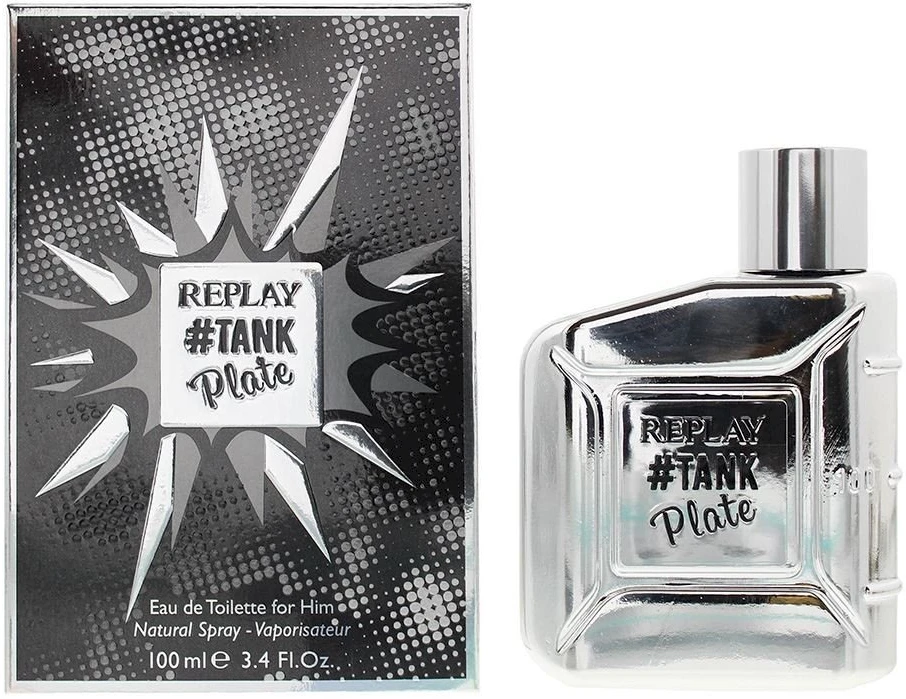 Replay Tank Plate For Him EDT tualetinis vanduo vyrams, 100 ml