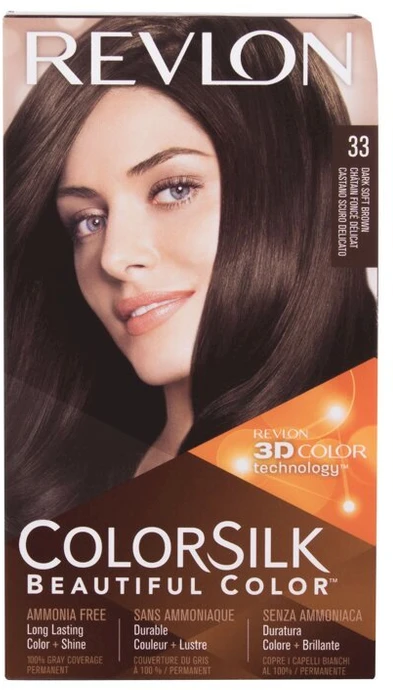 Revlon Colorsilk 33 Dark Soft Brown plaukų dažai
