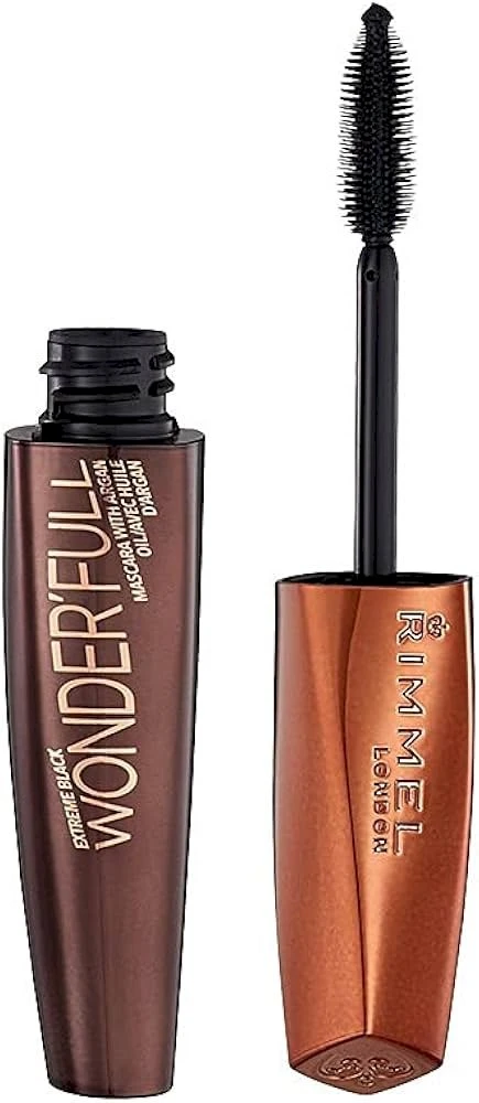 Rimmel London Rimmel Wonder'full blakstienų tušas su argano aliejumi 003 Extreme Juodas