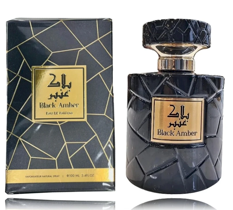 Risala Juodas Amber EDP parfumuotas vanduo vyrams, 100 ml