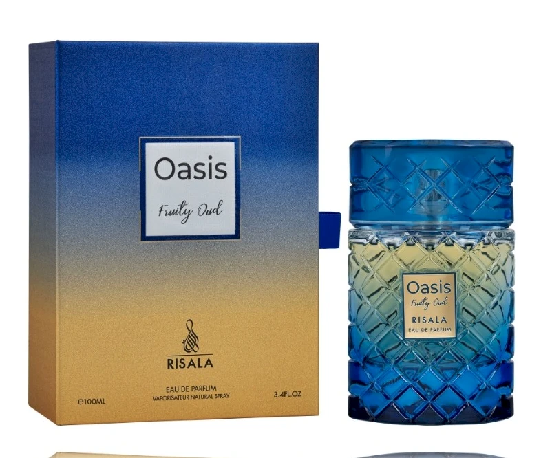 Risala Oasis Fruity Oud EDP parfumuotas vanduo unisex, 100 ml
