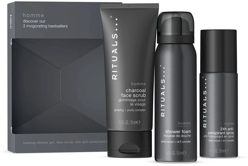 Rituals The Ritual of Homme Trial Set kūno priežiūros rinkinys vyrams