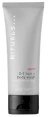 Rituals Sport 2-in-1 Šampūnas & Kūno prausiklis dušo gelis du viename, 70 ml