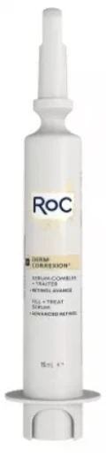 ROC Derm Correxion Fill + Treat Serum raukšles užpildantis serumas veidui su retinoliu, 15 ml