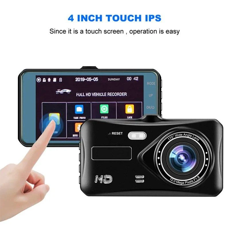 Vaizdo įrašymo įrenginys Roger RoGer 2in1 DVR3 Automobilinis vaizdo įrašymo įrenginys ir galinio vaizdo kamera / Full HD