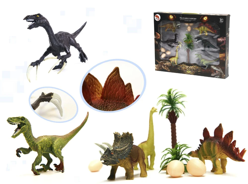 Roger Žaislinis Dinozaurų figūrėlių rinkinys 14vnt.