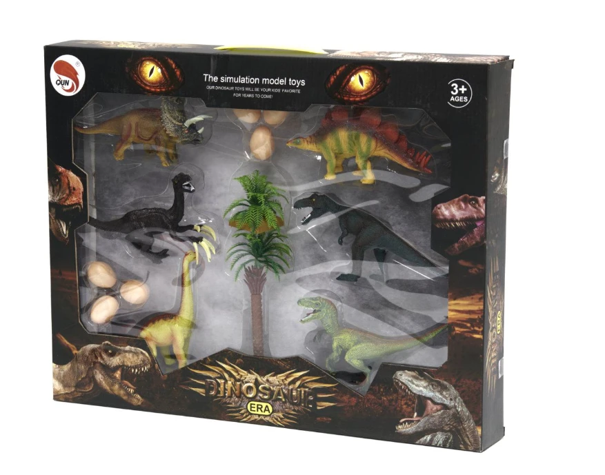 Roger Žaislinis Dinozaurų figūrėlių rinkinys 14vnt.