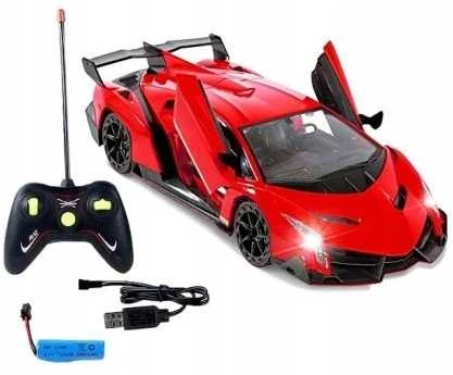 Roger RoGer Drift RC Toy Sport Car Raudona