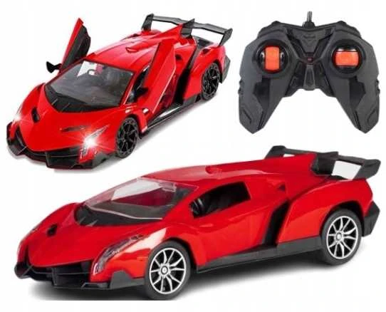 Roger RoGer Drift RC Toy Sport Car Raudona