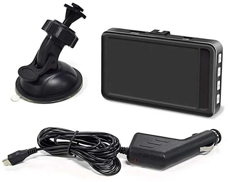 RoGer DVR2 automobilinis vaizdo įrašymo įrenginys / Full HD / 170' / G-sensorius / LCD 3''