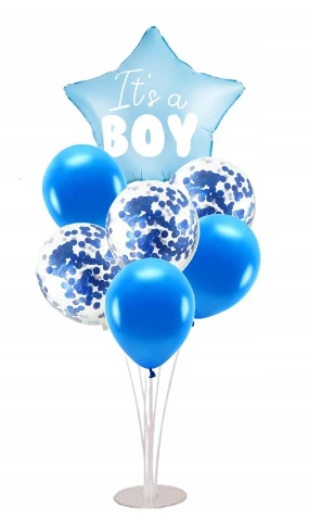 Party Deco PartyDeco Folinis balionas "It's a Boy"