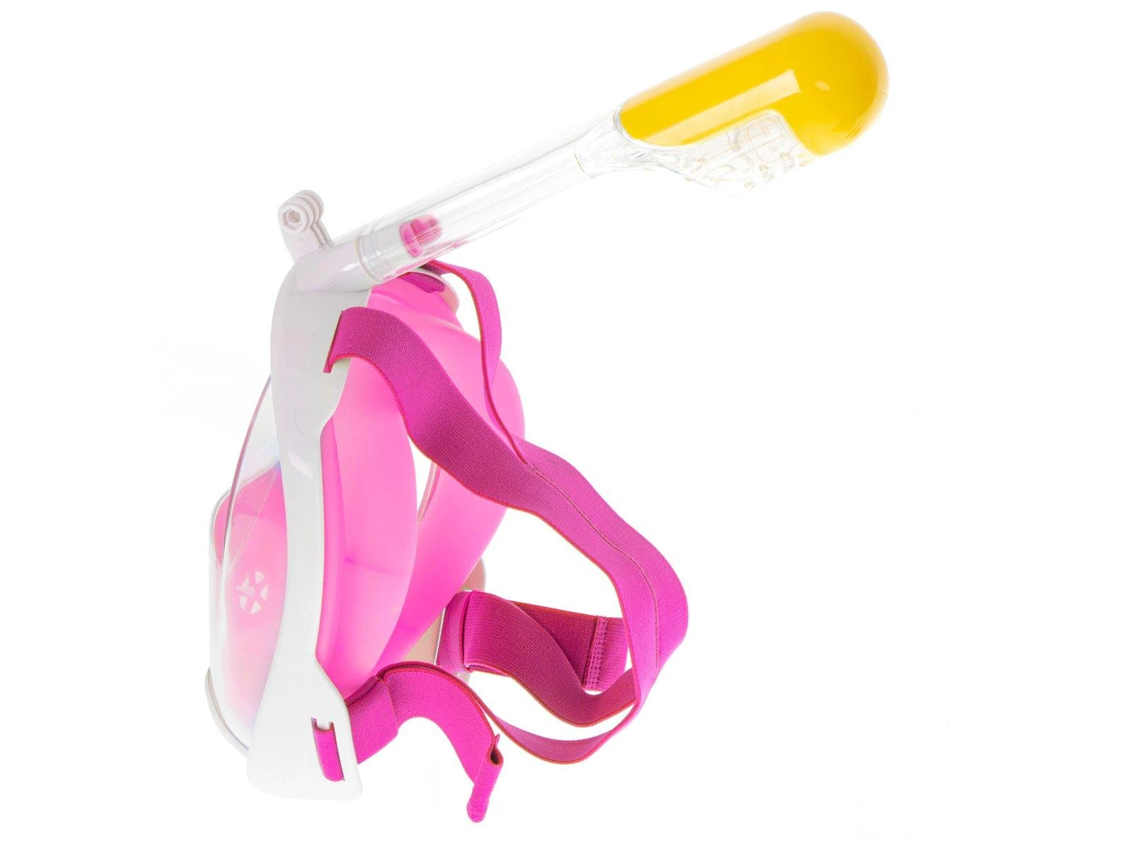 RoGer Full Dry snorkling Mask S/M Rožinė