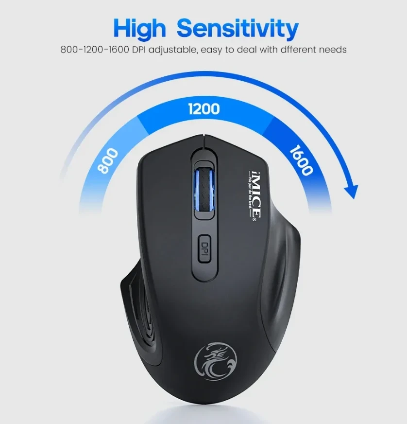 Pelė Roger G-1800 Wireless Gaming DPI 1600 Type-C