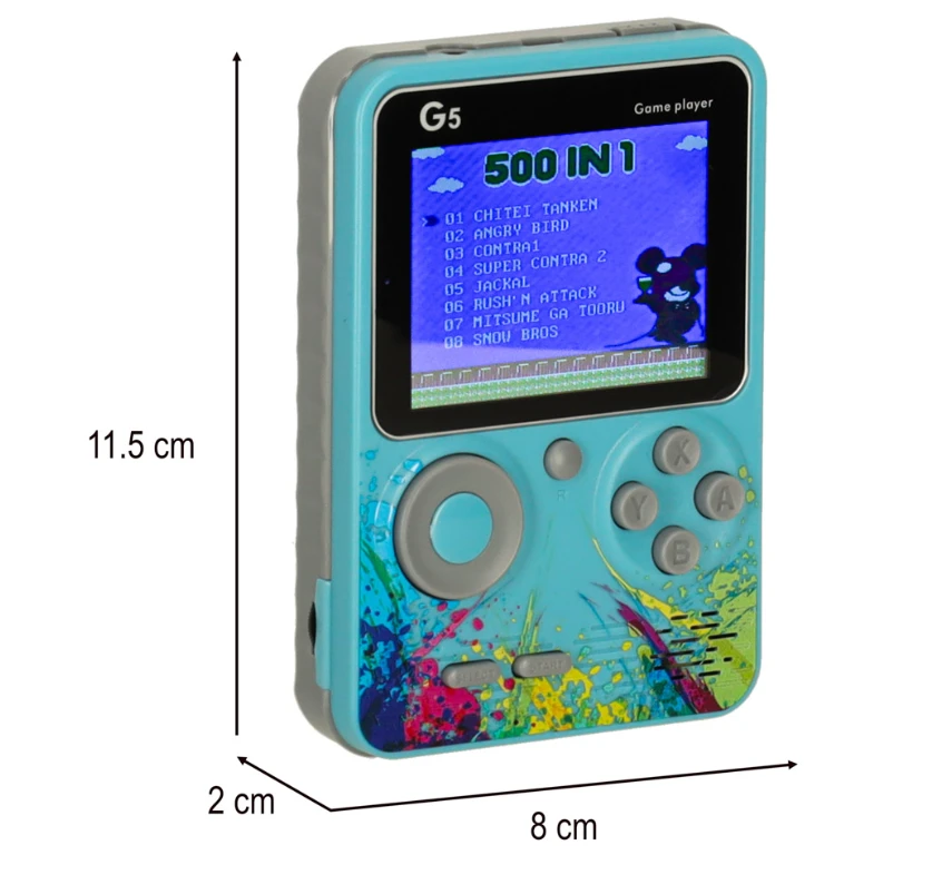 „RoGer G5 Retro Mini“ nešiojama žaidimų konsolė