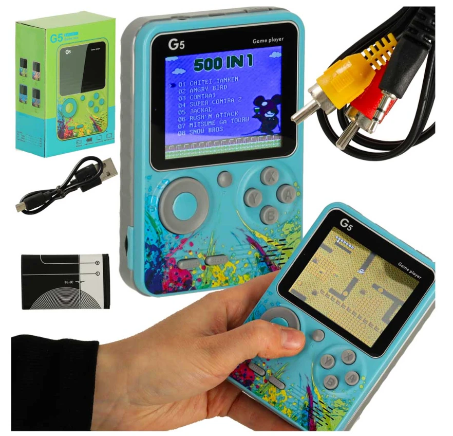 „RoGer G5 Retro Mini“ nešiojama žaidimų konsolė