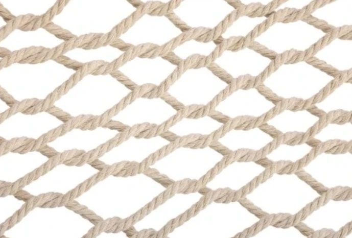 Roger Sodo hamakas boho tinklelis su kutais 200 cm ecru spalvos