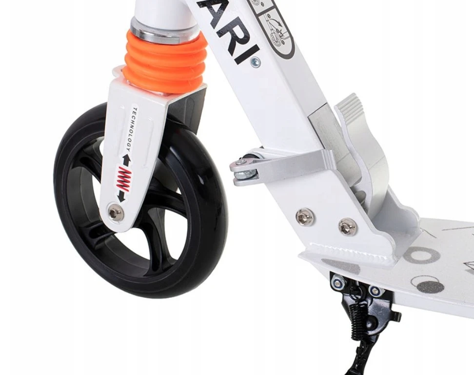 Gimme GIMMIK CARI sulankstomas paspirtukas 145 mm ratais, baltas