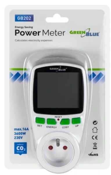 GreenBlue GB202 Energijos matuoklis, vatmetras