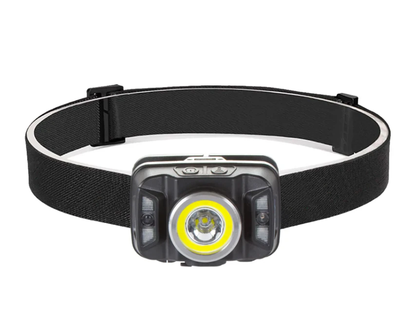 LED priekinis žibintas įkraunamas priekinis žibintas su judesio jutikliu XTE 5W+COB 10W VA0025 VAYOX