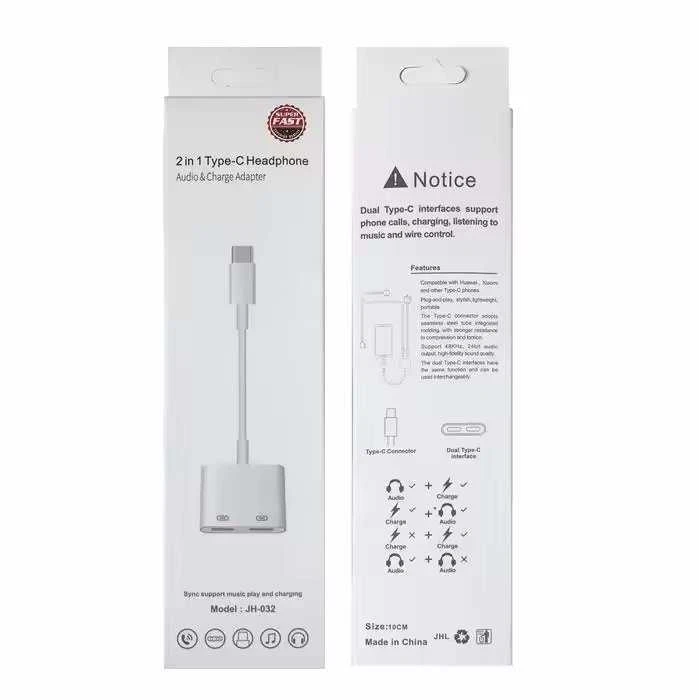 Mocco RoGer JH-032 pakuotė su USB-C adapteriu