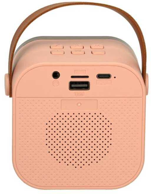 RoGer K12 Bluetooth karaoke komplektas RGB / 6W / rožinis