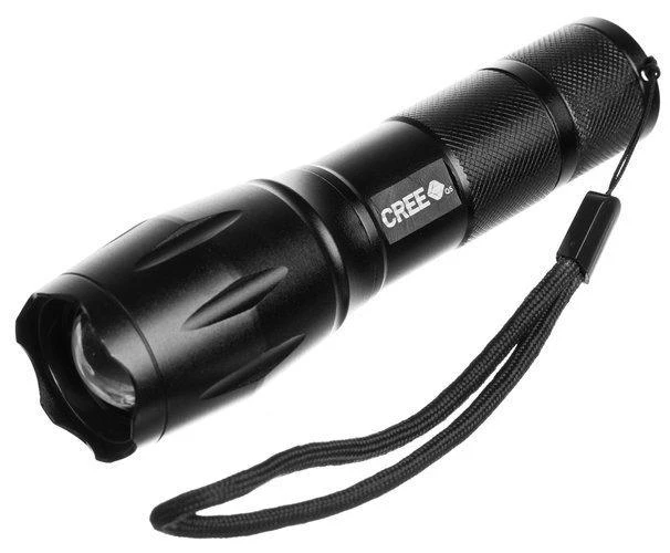 Trizand T6 Taktinis LED žibintuvėlis įkraunamas USB