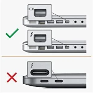 MiniDisplayPort adapterio suderinamumo schema