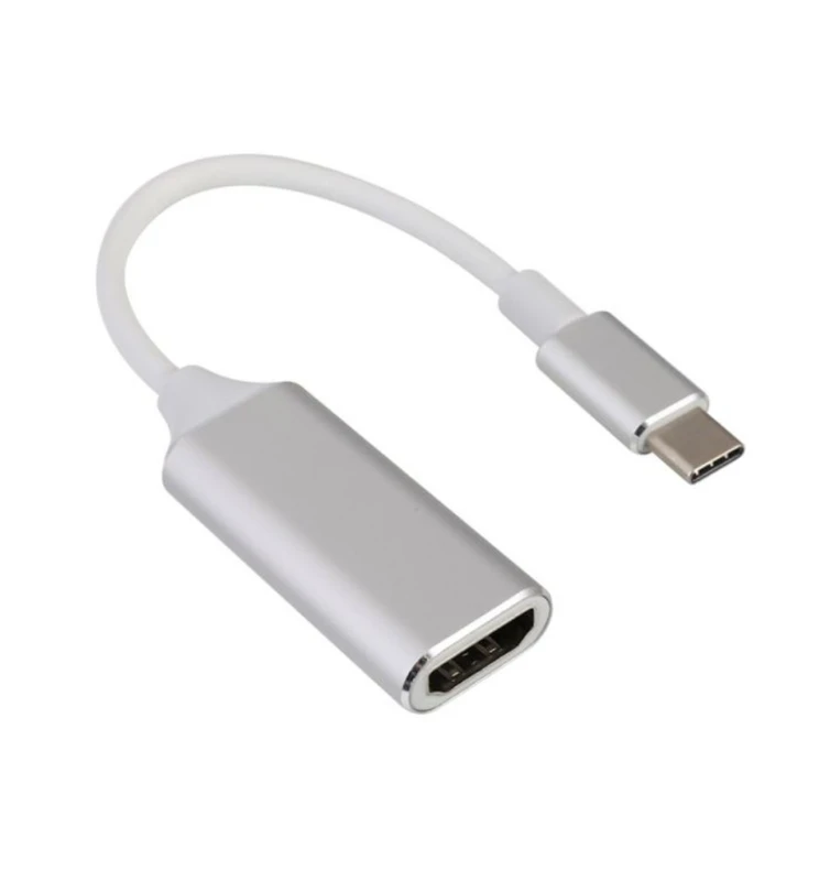 USB adapteris Roger RoGer multimedijos adapteris USB-C į HDMI (4K @ 30Hz, 1080P @ 60Hz) Sidabrinis