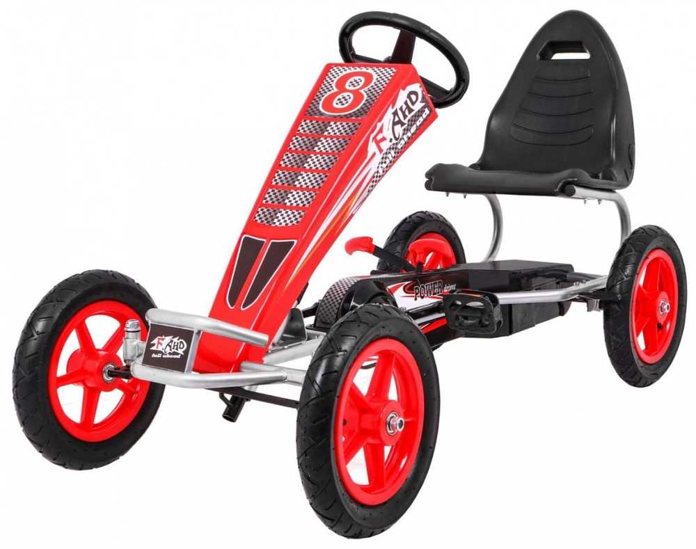 RoGer pedalų gokartas vaikams