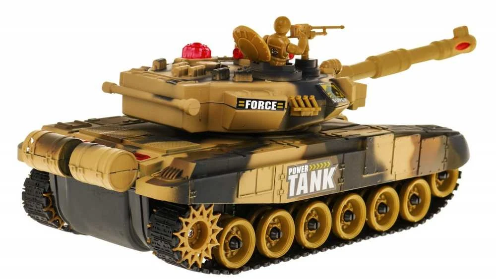 RoGer R/C Tank dykumos kamufliažinis žaislinis automobilis 2,4 GHz
